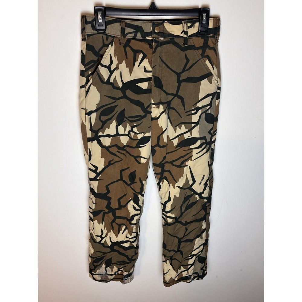 Vintage L.L. Bean Made In USA GoreTex Predator Camo Pants Size 30/29 READ